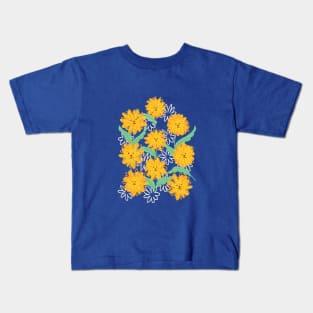Cheery Dandelions Kids T-Shirt